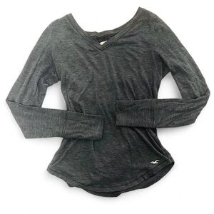 Hollister Grey Long Sleeve Tee